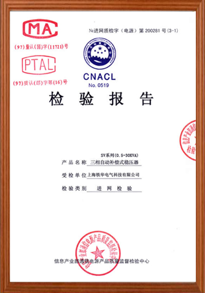 檢驗(yàn)報(bào)告